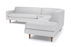 Monroe 3pc Sectional Sofa :: Leg Finish: Pecan / Configuration: RAF - Chaise on the Right