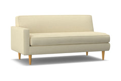 Monroe Left Arm Apartment Size Sofa :: Leg Finish: Natural / Configuration: LAF - Chaise on the Left