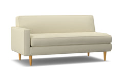 Monroe Left Arm Apartment Size Sofa :: Leg Finish: Natural / Configuration: LAF - Chaise on the Left