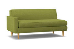 Monroe Left Arm Apartment Size Sofa :: Leg Finish: Natural / Configuration: LAF - Chaise on the Left