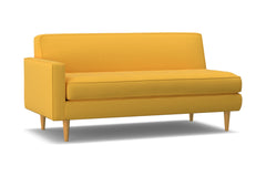 Monroe Left Arm Apartment Size Sofa :: Leg Finish: Natural / Configuration: LAF - Chaise on the Left