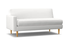 Monroe Left Arm Apartment Size Sofa :: Leg Finish: Natural / Configuration: LAF - Chaise on the Left