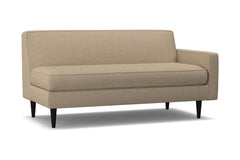 Monroe Right Arm Apartment Size Sofa :: Leg Finish: Espresso / Configuration: RAF - Chaise on the Right