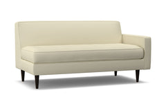 Monroe Right Arm Apartment Size Sofa :: Leg Finish: Espresso / Configuration: RAF - Chaise on the Right