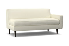 Monroe Right Arm Apartment Size Sofa :: Leg Finish: Espresso / Configuration: RAF - Chaise on the Right