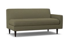 Monroe Right Arm Apartment Size Sofa :: Leg Finish: Espresso / Configuration: RAF - Chaise on the Right