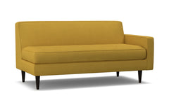 Monroe Right Arm Apartment Size Sofa :: Leg Finish: Espresso / Configuration: RAF - Chaise on the Right