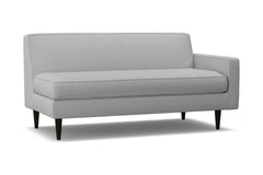 Monroe Right Arm Apartment Size Sofa :: Leg Finish: Espresso / Configuration: RAF - Chaise on the Right