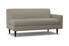 Monroe Right Arm Apartment Size Sofa :: Leg Finish: Espresso / Configuration: RAF - Chaise on the Right