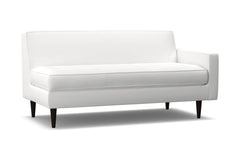 Monroe Right Arm Apartment Size Sofa :: Leg Finish: Espresso / Configuration: RAF - Chaise on the Right