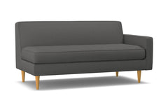 Monroe Right Arm Apartment Size Sofa :: Leg Finish: Natural / Configuration: RAF - Chaise on the Right