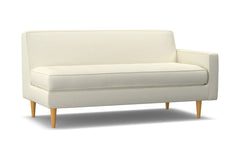 Monroe Right Arm Apartment Size Sofa :: Leg Finish: Natural / Configuration: RAF - Chaise on the Right