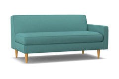 Monroe Right Arm Apartment Size Sofa :: Leg Finish: Natural / Configuration: RAF - Chaise on the Right