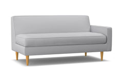 Monroe Right Arm Apartment Size Sofa :: Leg Finish: Natural / Configuration: RAF - Chaise on the Right