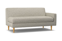 Monroe Right Arm Apartment Size Sofa :: Leg Finish: Natural / Configuration: RAF - Chaise on the Right