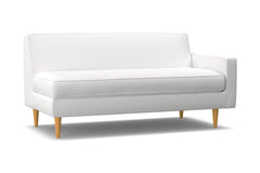 Monroe Right Arm Apartment Size Sofa :: Leg Finish: Natural / Configuration: RAF - Chaise on the Right