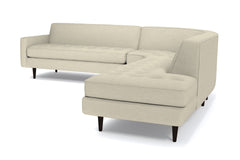 Monroe 3pc Sectional Sofa :: Leg Finish: Espresso / Configuration: RAF - Chaise on the Right