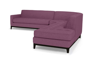 Monroe Drive 3pc Sectional Sofa :: Leg Finish: Espresso / Configuration: RAF - Chaise on the Right