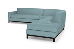 Monroe Drive 3pc Sleeper Sectional :: Leg Finish: Espresso / Configuration: RAF - Chaise on the Right / Sleeper Option: Deluxe Innerspring Mattress