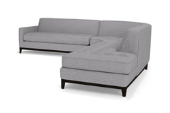 Monroe Drive 3pc Sectional Sofa :: Leg Finish: Espresso / Configuration: RAF - Chaise on the Right