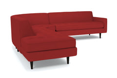 Monroe 3pc Sectional Sofa :: Leg Finish: Espresso / Configuration: LAF - Chaise on the Left