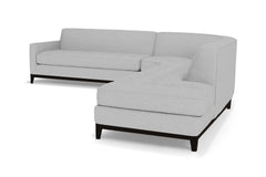 Monroe Drive 3pc Sleeper Sectional :: Leg Finish: Espresso / Configuration: RAF - Chaise on the Right / Sleeper Option: Deluxe Innerspring Mattress