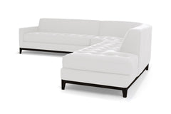 Monroe Drive 3pc Sleeper Sectional :: Leg Finish: Espresso / Configuration: RAF - Chaise on the Right / Sleeper Option: Deluxe Innerspring Mattress