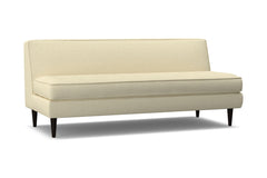 Monroe Armless Sofa :: Leg Finish: Espresso
