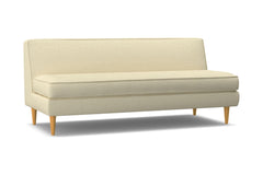Monroe Armless Sofa :: Leg Finish: Natural
