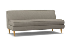 Monroe Armless Sofa :: Leg Finish: Natural