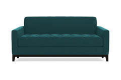 Monroe Drive Apartment Size Sleeper Sofa :: Leg Finish: Espresso / Sleeper Option: Deluxe Innerspring Mattress