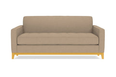 Monroe Drive Apartment Size Sleeper Sofa :: Leg Finish: Natural / Sleeper Option: Deluxe Innerspring Mattress