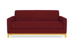 Monroe Drive Apartment Size Sleeper Sofa :: Leg Finish: Natural / Sleeper Option: Deluxe Innerspring Mattress
