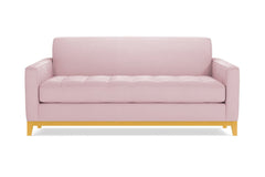 Monroe Drive Apartment Size Sleeper Sofa Bed :: Leg Finish: Natural / Sleeper Option: Memory Foam Mattress