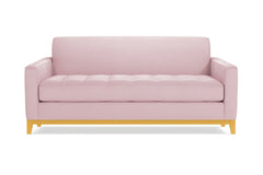 Monroe Drive Apartment Size Sleeper Sofa :: Leg Finish: Natural / Sleeper Option: Deluxe Innerspring Mattress