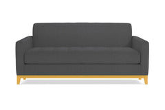 Monroe Drive Apartment Size Sleeper Sofa Bed :: Leg Finish: Natural / Sleeper Option: Memory Foam Mattress