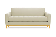 Monroe Drive Apartment Size Sleeper Sofa :: Leg Finish: Natural / Sleeper Option: Deluxe Innerspring Mattress
