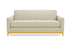 Monroe Drive Apartment Size Sleeper Sofa Bed :: Leg Finish: Natural / Sleeper Option: Deluxe Innerspring Mattress