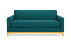 Monroe Drive Apartment Size Sleeper Sofa :: Leg Finish: Natural / Sleeper Option: Deluxe Innerspring Mattress
