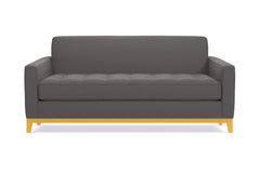 Monroe Drive Apartment Size Sleeper Sofa :: Leg Finish: Natural / Sleeper Option: Deluxe Innerspring Mattress