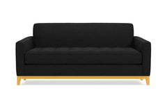 Monroe Drive Apartment Size Sleeper Sofa :: Leg Finish: Natural / Sleeper Option: Deluxe Innerspring Mattress