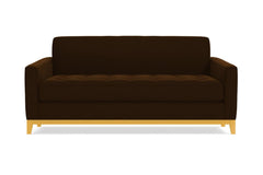 Monroe Drive Apartment Size Sleeper Sofa :: Leg Finish: Natural / Sleeper Option: Deluxe Innerspring Mattress