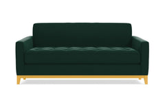 Monroe Drive Apartment Size Sleeper Sofa :: Leg Finish: Natural / Sleeper Option: Deluxe Innerspring Mattress
