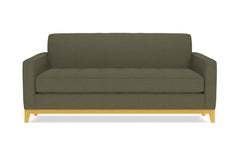 Monroe Drive Apartment Size Sleeper Sofa :: Leg Finish: Natural / Sleeper Option: Deluxe Innerspring Mattress