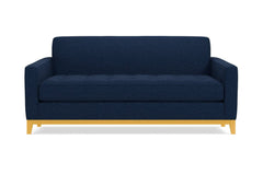 Monroe Drive Apartment Size Sleeper Sofa :: Leg Finish: Natural / Sleeper Option: Deluxe Innerspring Mattress