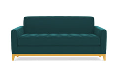 Monroe Drive Apartment Size Sleeper Sofa :: Leg Finish: Natural / Sleeper Option: Deluxe Innerspring Mattress