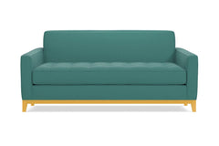 Monroe Drive Apartment Size Sleeper Sofa :: Leg Finish: Natural / Sleeper Option: Deluxe Innerspring Mattress