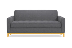 Monroe Drive Apartment Size Sleeper Sofa :: Leg Finish: Natural / Sleeper Option: Deluxe Innerspring Mattress