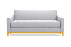 Monroe Drive Apartment Size Sleeper Sofa :: Leg Finish: Natural / Sleeper Option: Deluxe Innerspring Mattress