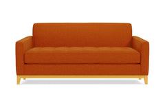 Monroe Drive Apartment Size Sleeper Sofa :: Leg Finish: Natural / Sleeper Option: Deluxe Innerspring Mattress